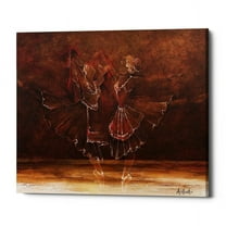 Epic Graffiti  "Ballerinas" by Samedin Asllani, Giclee Canvas Wall Art, 16"x18" 26" x 30"