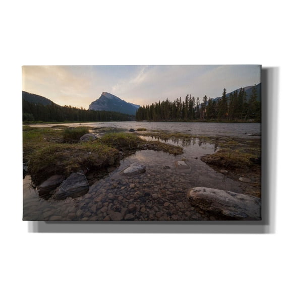 Epic Graffiti 'Banff Sunrise 1' by Joe Reimer Photography, Canvas Wall Art, 40"x26"