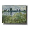 thumbnail image 1 of Epic Graffiti 'Banks Od The Seine, Vetheuil' by Claude Monet, Giclee Canvas Wall Art, 54"x40", 1 of 8