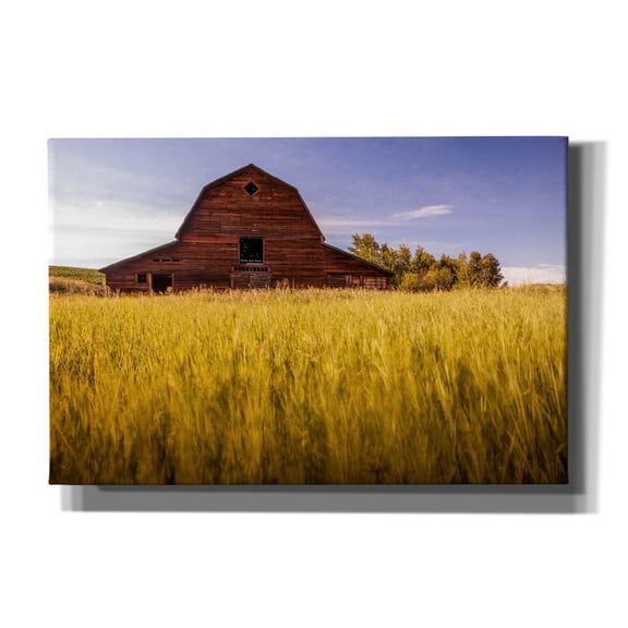 Epic Graffiti 'Barn Sunset 1' by Joe Reimer Photography, Canvas Wall Art, 60"x40"