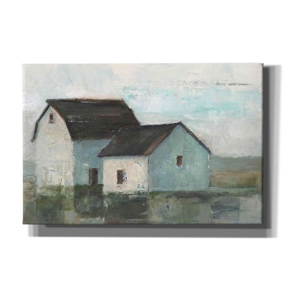 Epic Graffiti 'Barn at Sunset II' by Ethan Harper, Canvas Wall Art, 18"x12"