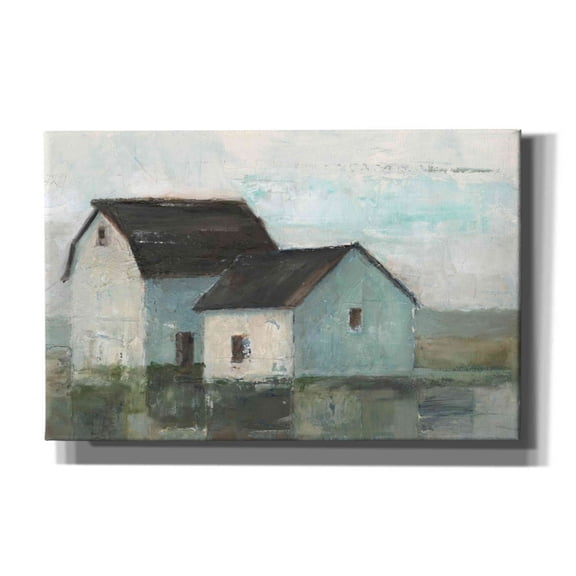 Epic Graffiti 'Barn at Sunset II' by Ethan Harper, Canvas Wall Art, 40"x26"
