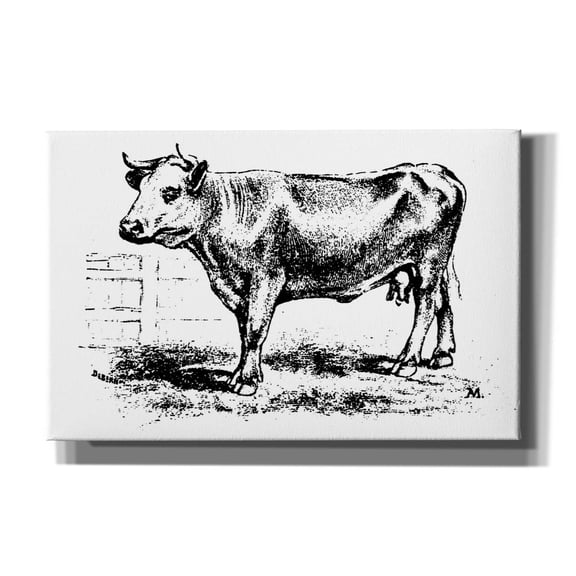 Epic Graffiti 'Barnyard Cow' by Art Licensing Studio Canvas Wall Art, 40" x 26"
