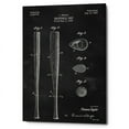 thumbnail image 1 of Epic Graffiti  "Baseball Bat Blueprint Patent Chalkboard" Giclee Canvas Wall Art, 12" x 18" 18" x 26", 1 of 3