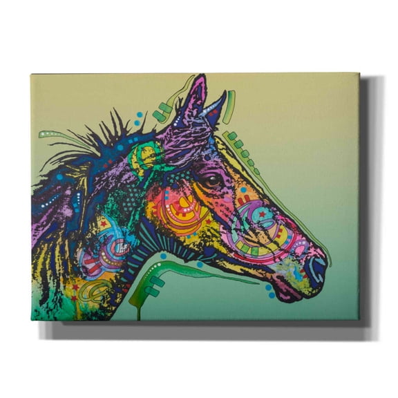 Epic Graffiti 'Basha Custom-3' by Dean Russo, Giclee Canvas Wall Art, 16"x12"