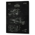 thumbnail image 1 of Epic Graffiti  "Basketball Hoop and Backboard Blueprint Patent Chalkboard" Giclee Canvas Wall Art, 12" x 18", 1 of 3