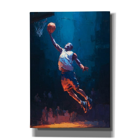 Epic Graffiti 'Basketball Legend 4' by Ann Klee Canvas Wall Art, 18" x 26"