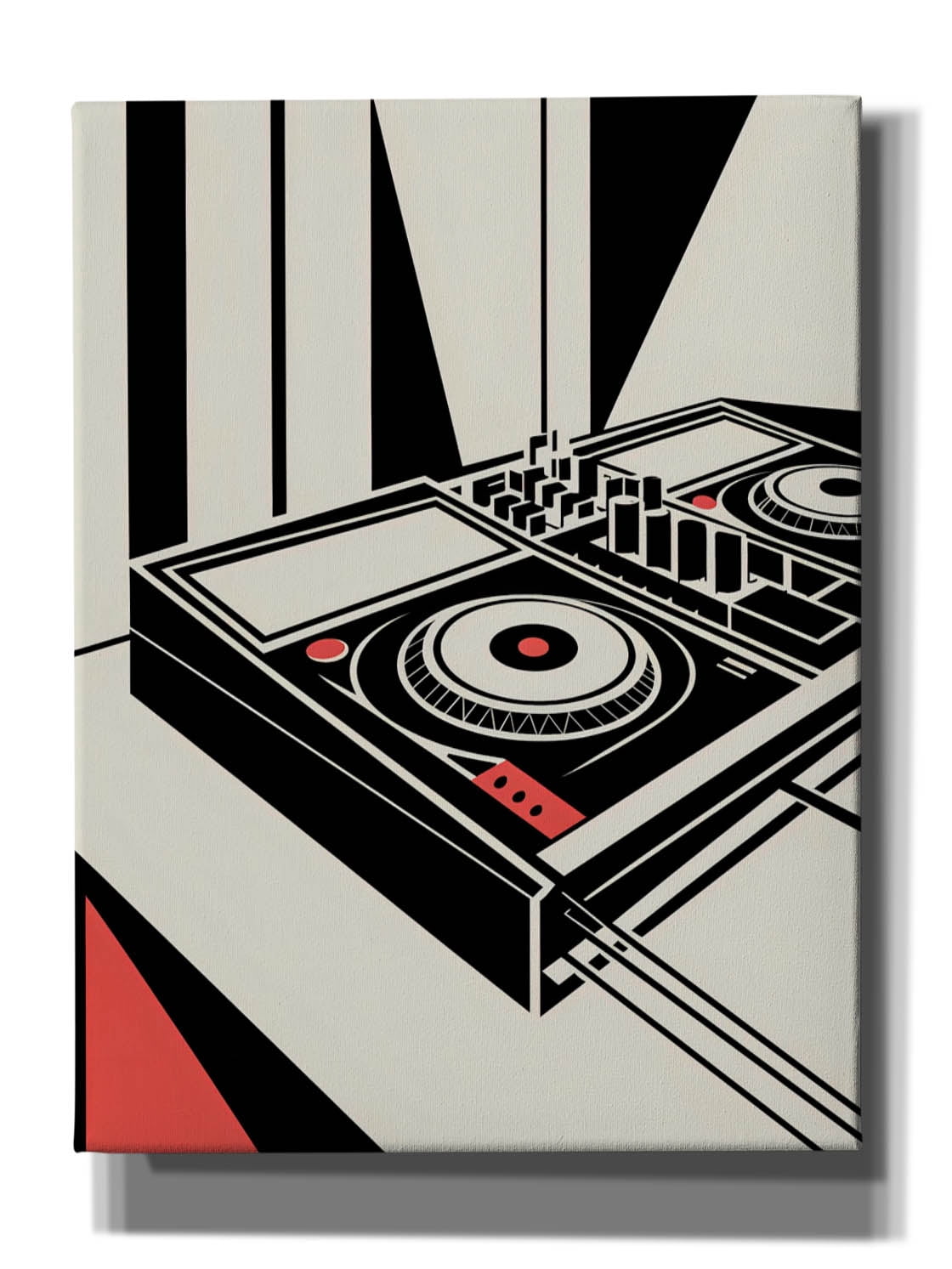 Epic Graffiti 'Bauhaus Dj Mixer' by Andreas Magnusson Canvas Wall