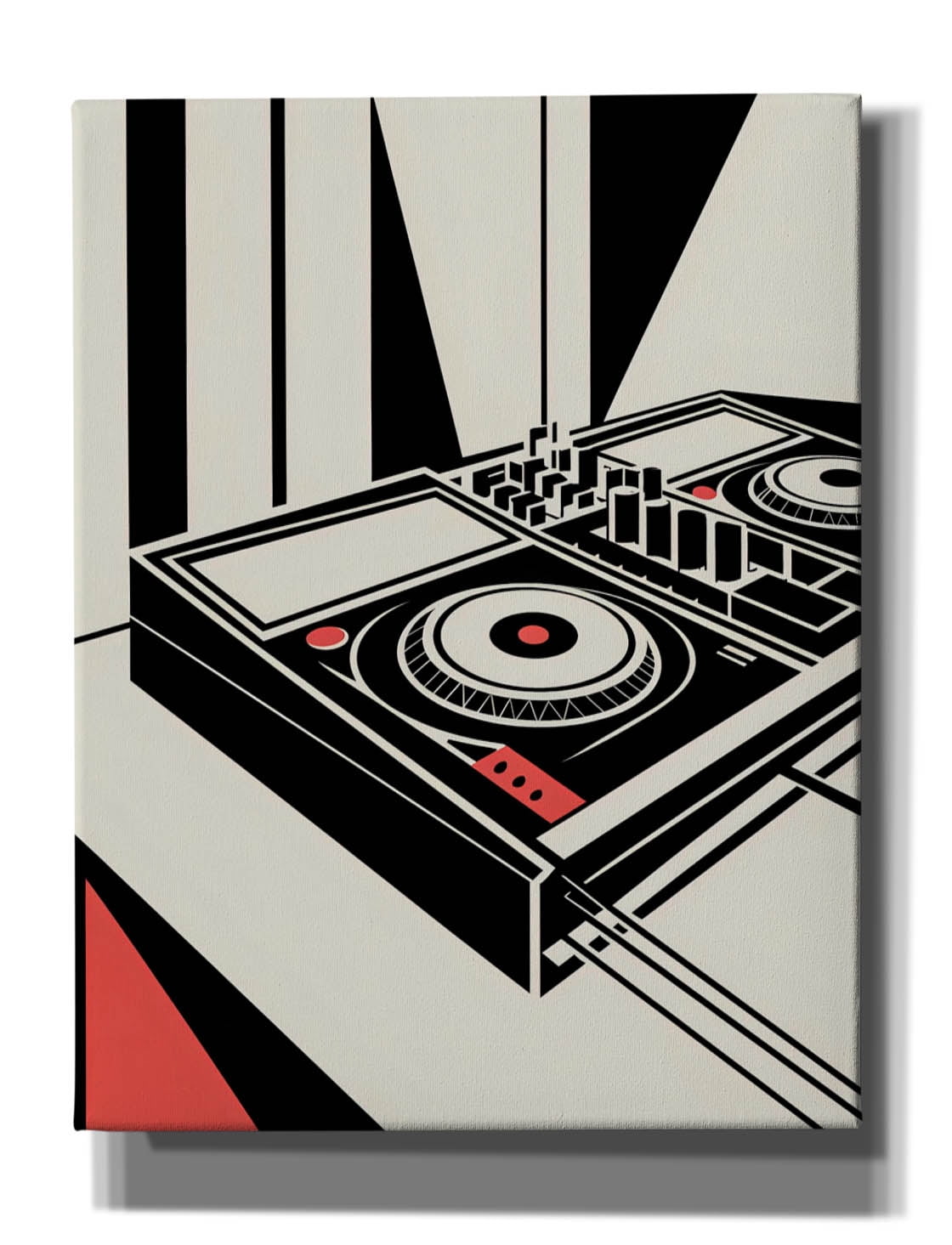 Epic Graffiti 'Bauhaus Dj Mixer' by Andreas Magnusson Canvas Wall