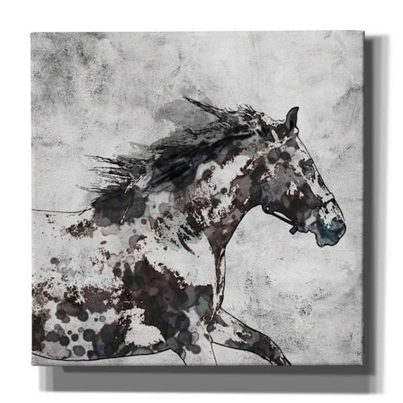 Epic Graffiti 'Bay Horse 4' by Irena Orlov, Canvas Wall Art, 18"x18"