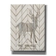thumbnail image 1 of Epic Graffiti 'Be Brave Little One Deer' by Cindy Jacobs, Canvas Wall Art, 12"x16", 1 of 2