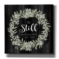 thumbnail image 1 of Epic Graffiti 'Be Still and Know Wreath' by Cindy Jacobs, Canvas Wall Art, 12"x12", 1 of 2