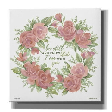 Epic Graffiti 'Be Still and Know' by Cindy Jacobs, Canvas Wall Art, 12"x12"
