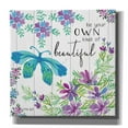 thumbnail image 1 of Epic Graffiti 'Be Your Own Kind of Beautiful' by Cindy Jacobs, Canvas Wall Art, 12"x12", 1 of 2