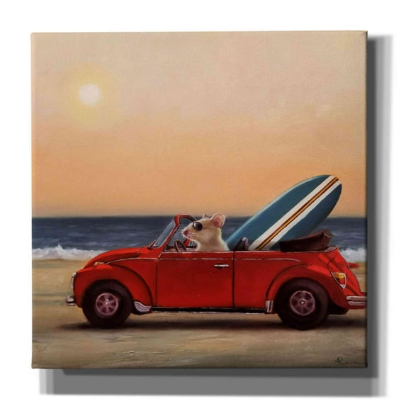 Epic Graffiti 'Beach Bound' by Lucia Heffernan, 12"x12"
