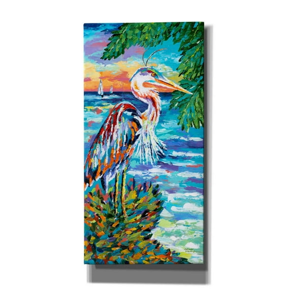 Epic Graffiti 'Beach Comber I' by Carolee Vitaletti, Canvas Wall Art, 30"x60"