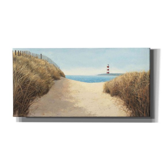 Epic Graffiti 'Beach Path Panel I' by James Wiens, Canvas Wall Art, 40"x20"