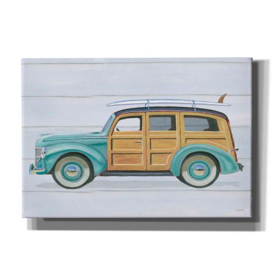 Epic Graffiti 'Beach Ride VIII' by James Wiens, Canvas Wall Art, 26"x18"