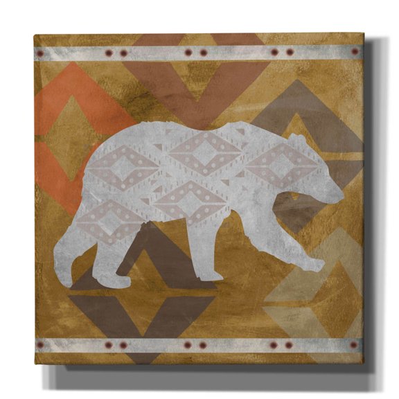 Epic Graffiti 'Bear 3' by Erin Clark Canvas Wall Art, 26" x 26"