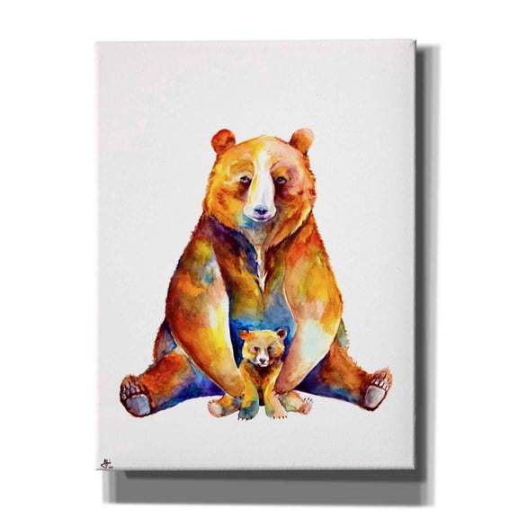 Epic Graffiti 'Bear Necessities' by Marc Allante, Giclee Canvas Wall Art, 12"x16"