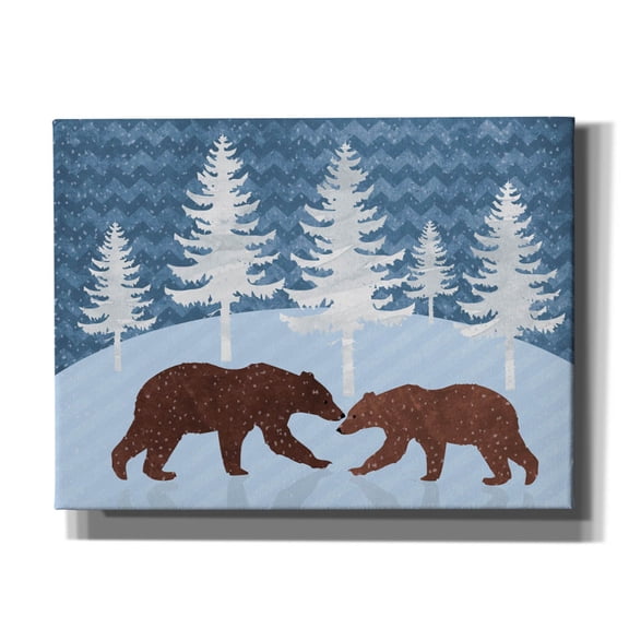 Epic Graffiti 'Bear'  by Erin Clark Canvas Wall Art, 16" x 12"