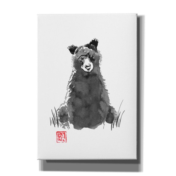 Epic Graffiti 'Bear' by Pechane, Canvas Wall Art, 18"x26"
