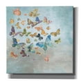 thumbnail image 1 of Epic Graffiti 'Beautiful Butterflies v3 Square' by Danhui Nai, Canvas Wall Art, 18"x18", 1 of 3