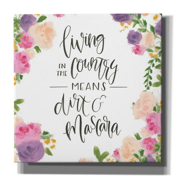 Epic Graffiti 'Beautiful Country V' by James Wiens, Canvas Wall Art, 26"x26"