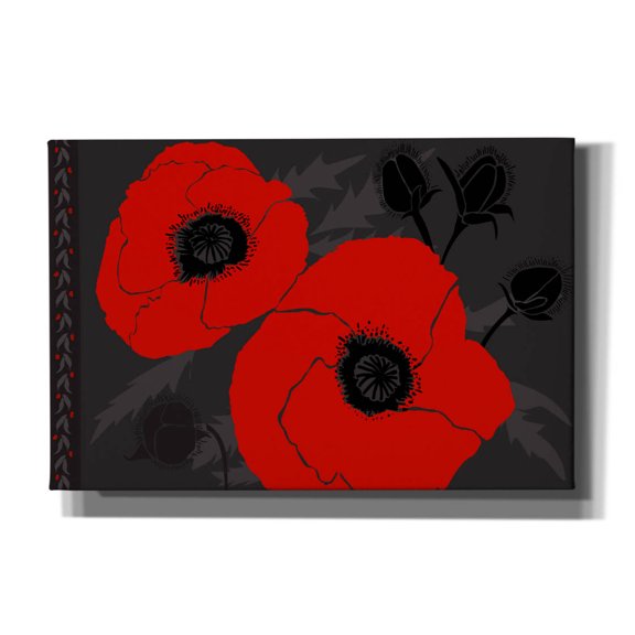 Epic Graffiti 'Beauts Rouges 4' by Art Licensing Studio Canvas Wall Art, 18" x 12"