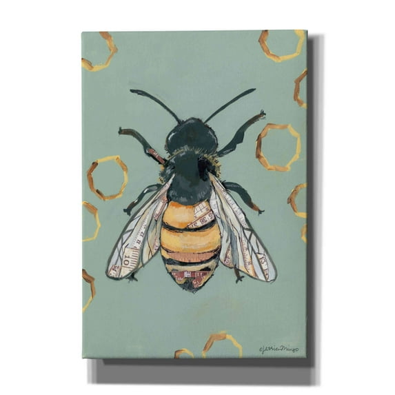 Epic Graffiti 'Bee' by Jessica Mingo, Canvas Wall Art, 18"x26"