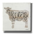 thumbnail image 1 of Epic Graffiti 'Beef in Beige' by Cindy Jacobs, Canvas Wall Art, 26"x26", 1 of 2