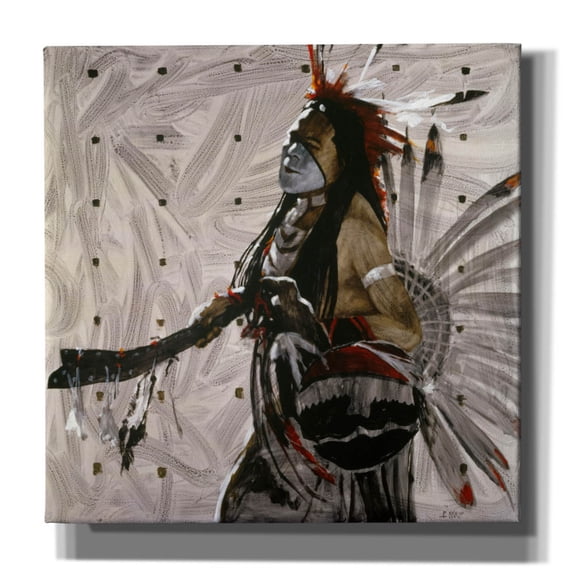Epic Graffiti 'Ben Yahola' by J. E. Knauf, Canvas Wall Art, 18"x18"