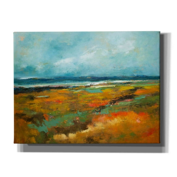 Epic Graffiti 'Benchmarks' by Patrick Dennis, Giclee Canvas Wall Art, 34"x26"