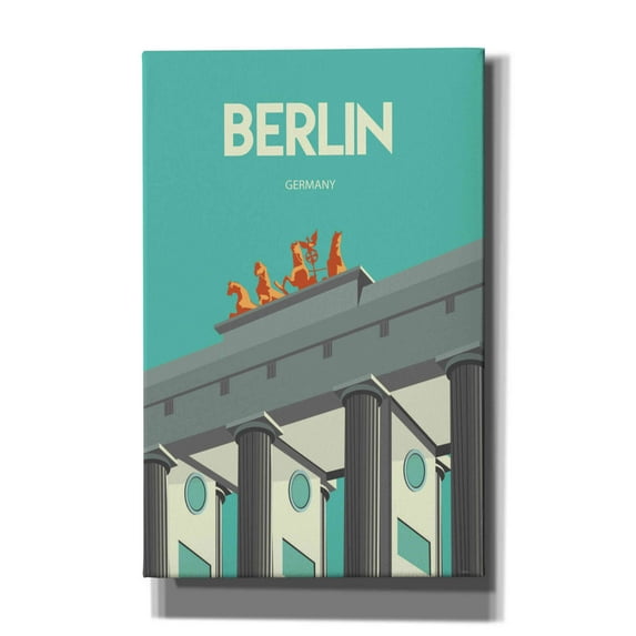 Epic Graffiti 'Berlin' by Arctic Frame Studio, Canvas Wall Art, 26"x40"