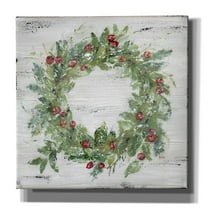 Epic Graffiti 'Berry Wreath'  by Ashley Bradley Canvas Wall Art, 26" x 26"