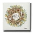 thumbnail image 1 of Epic Graffiti 'Best Escape Shell Wreath' by Cindy Jacobs, Canvas Wall Art, 26"x26", 1 of 2