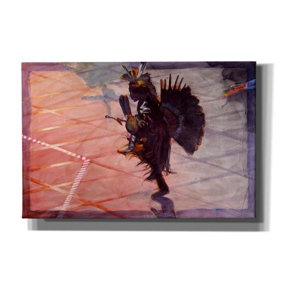 Epic Graffiti 'Between The Lines' by J. E. Knauf, Canvas Wall Art, 60"x40"