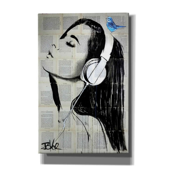 Epic Graffiti 'Big Audio' by Loui Jover, Canvas Wall Art, 26"x40"