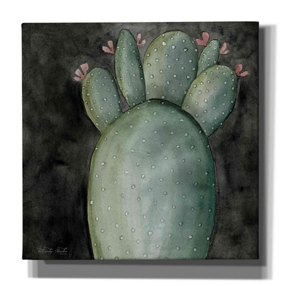 Epic Graffiti 'Big Blooming Cactus I' by Cindy Jacobs, Canvas Wall Art, 26"x26"