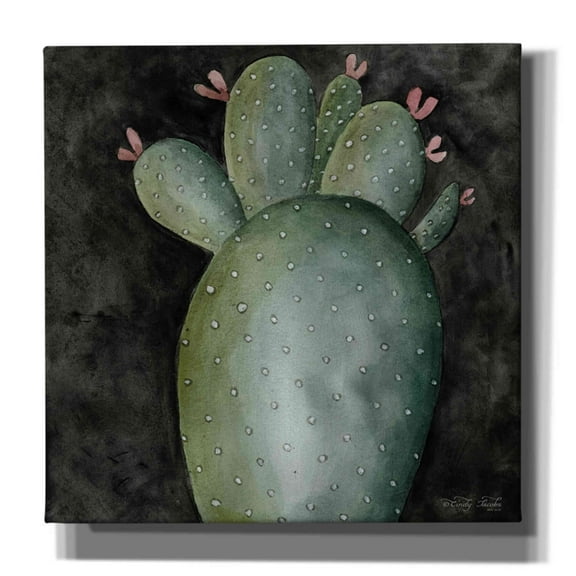 Epic Graffiti 'Big Blooming Cactus II' by Cindy Jacobs, Canvas Wall Art, 26"x26"