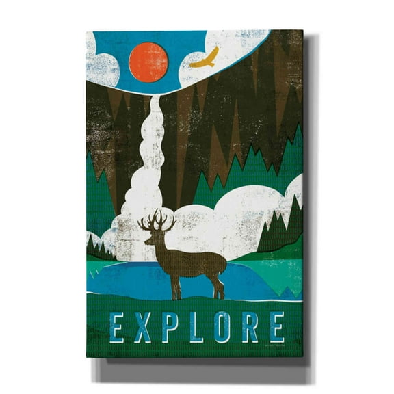 Epic Graffiti 'Big Sky II' by Michael Mullan, Canvas Wall Art, 40"x60"