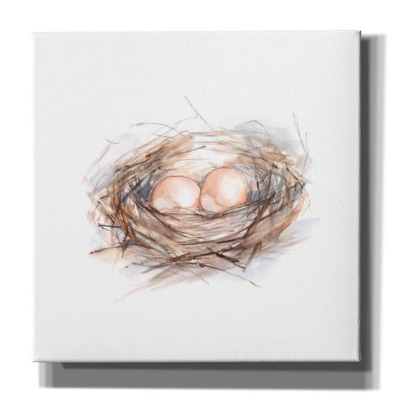 Epic Graffiti "Bird Life IV" by Ethan Harper, Canvas Wall Art, 18"x18"