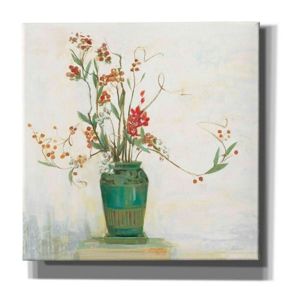 Epic Graffiti 'Bittersweet I V2 White' by Carol Rowan, Giclee Canvas Wall Art, 12"x12"