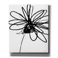 thumbnail image 1 of Epic Graffiti 'Black Ink Flower III' by Linda Woods, Canvas Wall Art, 20"x24", 1 of 3