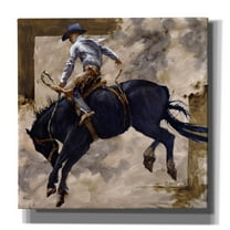 Epic Graffiti 'Blackie' by J. E. Knauf, Canvas Wall Art, 18"x18"