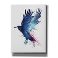 thumbnail image 1 of Epic Graffiti 'Bloody Crow' by Robert Farkas, Canvas Wall Art, 40"x54", 1 of 2