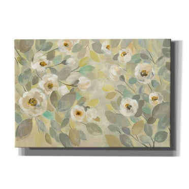 Epic Graffiti 'Blooming Branches' by Silvia Vassileva, Canvas Wall Art, 26"x18"