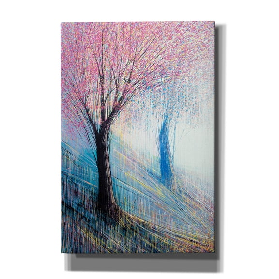 Epic Graffiti 'Blossom with a soft Blue' by Marc Todd, Canvas Wall Art, 12"x18"