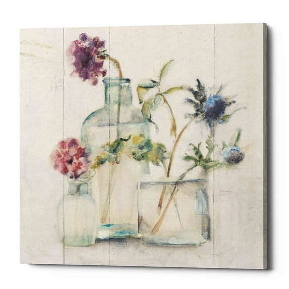 Epic Graffiti 'Blossoms on Birch II' by Cheri Blum, Canvas Wall Art, 12"x12"