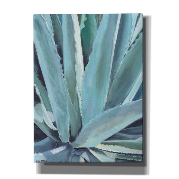 Epic Graffiti 'Blue Agave by Alana Clumeck Giclee Canvas Wall Art, 40"x54"